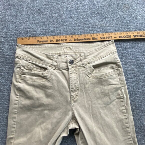 Riders By Lee Jeans Womens 12M Khaki Stretch‎ Bootcut Pants 32x31 comfy Outdoor - Picture 10 of 15